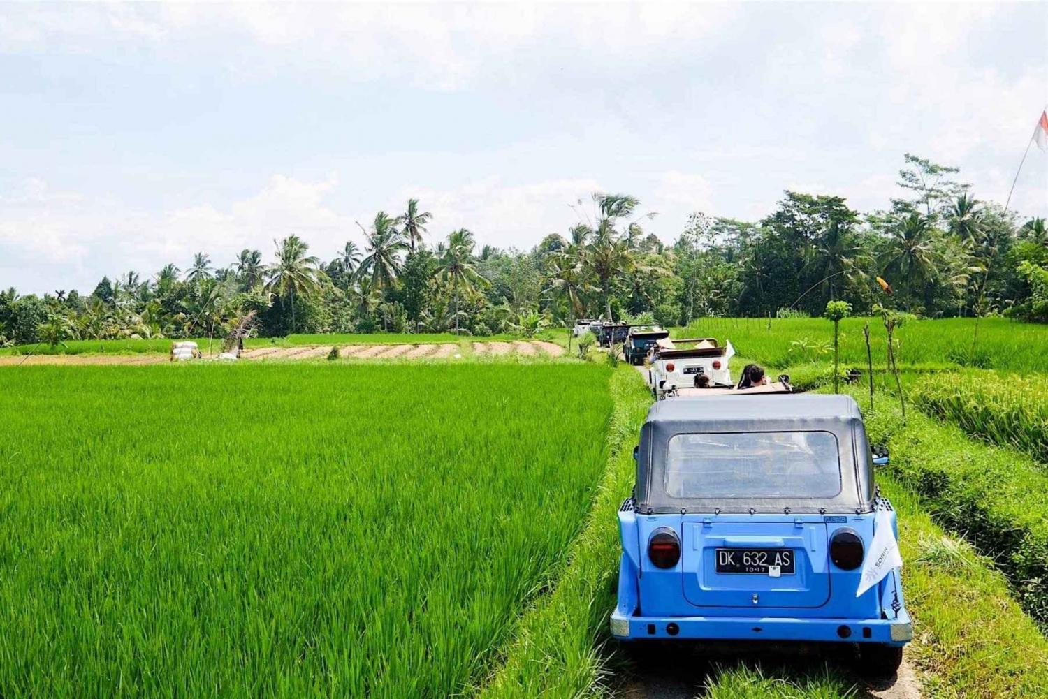 Bali: Safári no campo com um jipe VW antigo