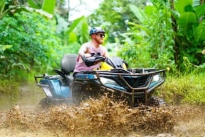 Bali: Waterfall Gorilla Cave ATV & Ubud Rafting Trip & Lunch