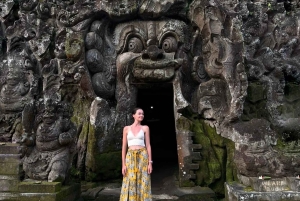 Bali: Waterfalls, Goa Gajah Temple & Cultural Village Tour