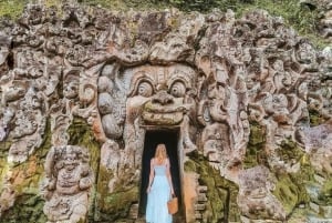 Bali: Waterfalls, Goa Gajah Temple & Cultural Village Tour