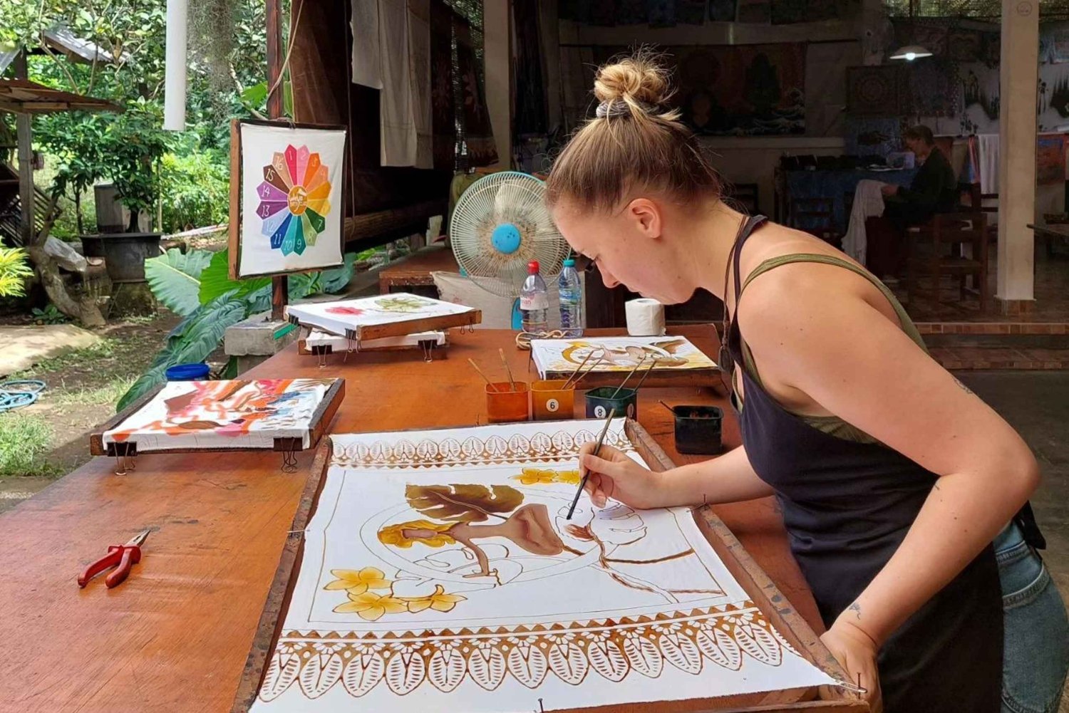 Bali: Laboratorio di artigianato tradizionale Widya Batik