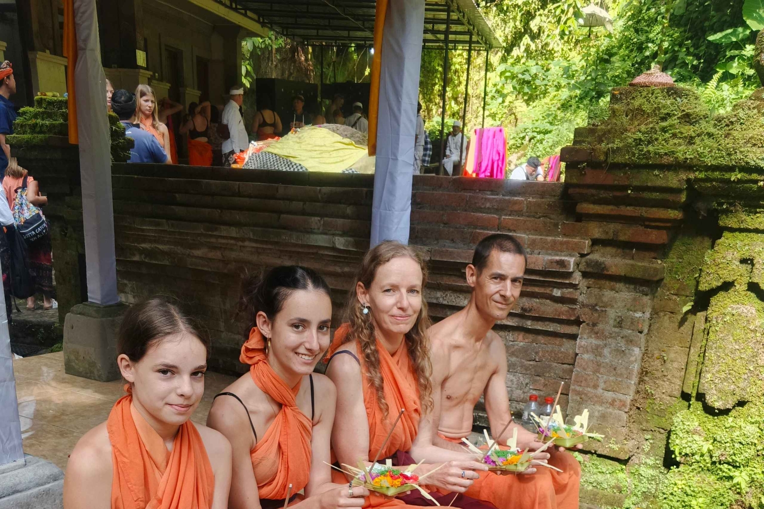 Balinese Holy Water Ritual with Nature Serenity