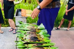 Ubud: Balilainen ruoanlaittokurssi ja markkinakierros kuljetuksineen