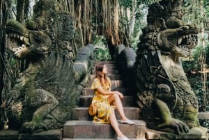 Bali: Ubud Art, Market, Temples, Rice Terrace & Volcano Tour
