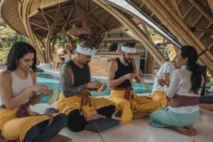 Canang sari offerings experience and Balinese blessing