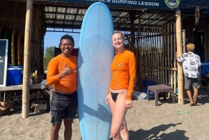 Canggu : 3 jours de cours de surf avec un moniteur certifié ISA