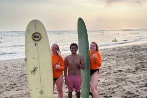 Canggu : 3 jours de cours de surf avec un moniteur certifié ISA
