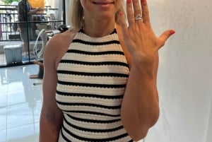 Canggu: Hopeasormustyöpaja auringonlaskun aikaan, sisältää valokuvat