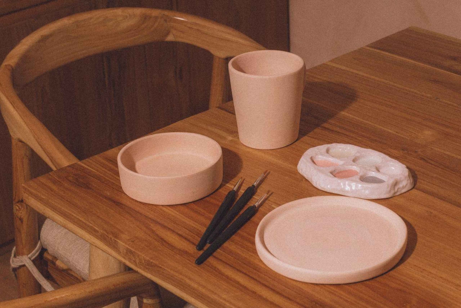 Keramikmalerei in Canggu, Bali