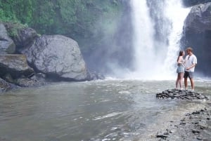 Bali: Privat dagsutflykt till vattenfall, by och poolklubb i Ubud