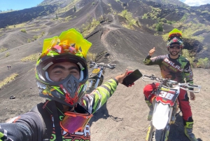 Mount Batur Dirt Bike Adventure and Hot Spring