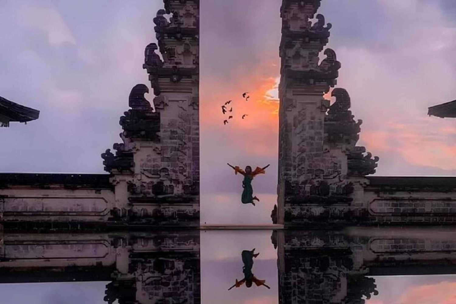 Øst-Bali: Lempuyang Gates, vannpalass og fossetur