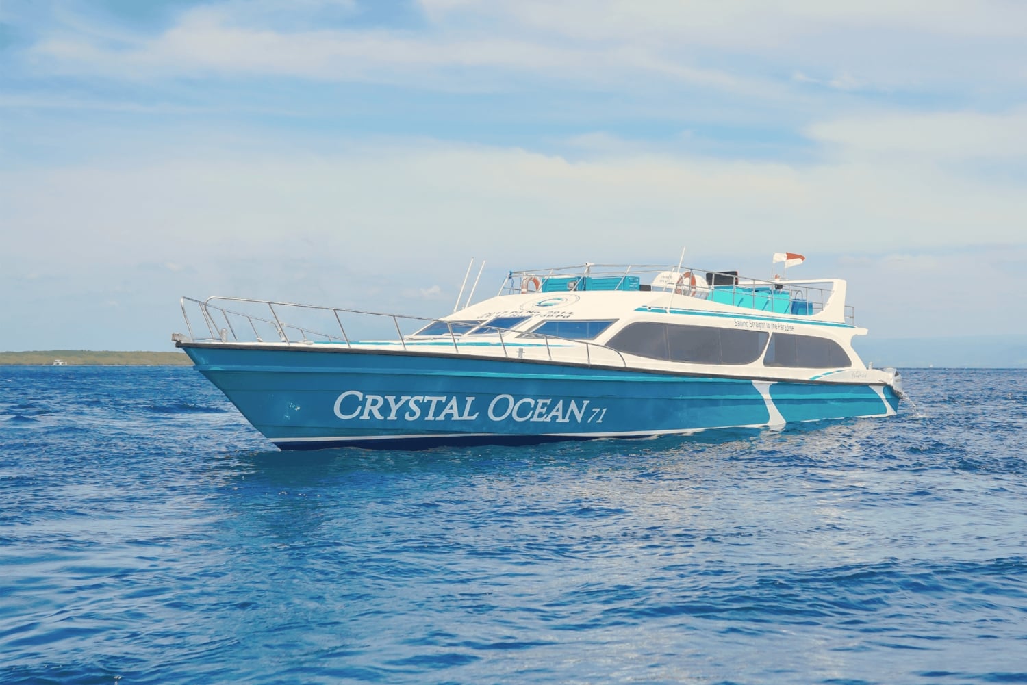 Szybki transport łodzią między Sanur a wyspą Gili