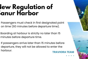 Szybki transport łodzią między Sanur a wyspą Gili