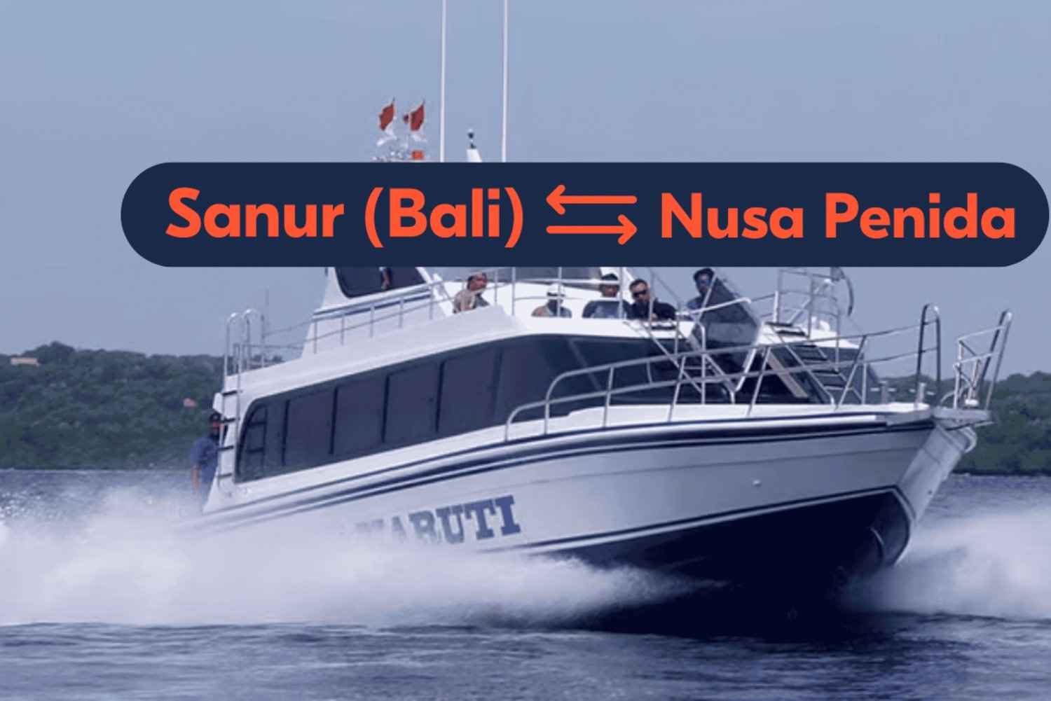 From Bali: 1-Way Fast Boat Sanur to/from Nusa Penida