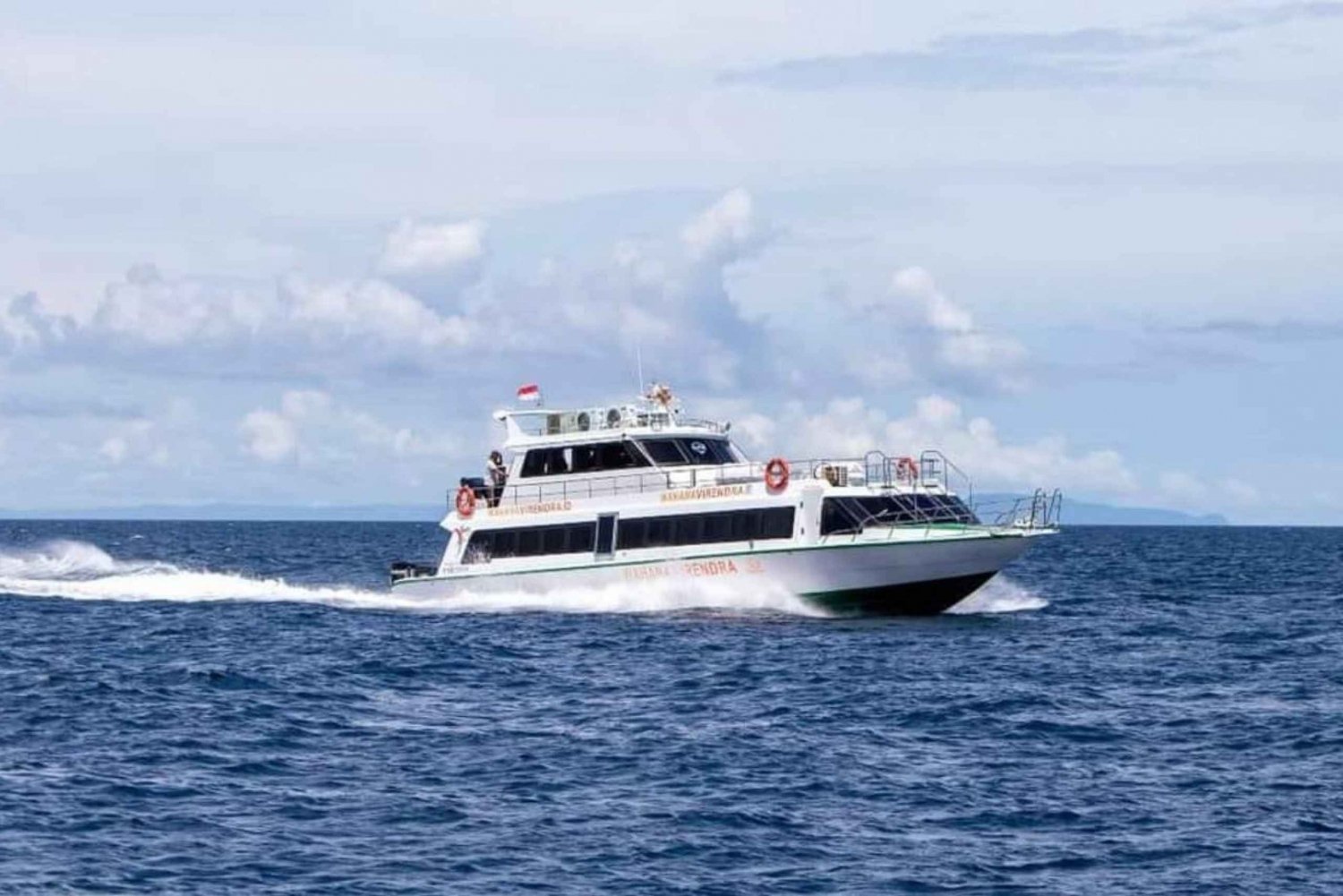 Depuis Bali : Transfert simple en bateau rapide vers Lombok