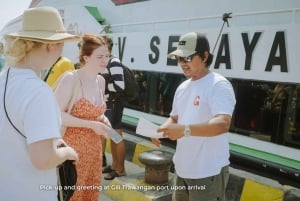 Au départ de Bali : 2D1N Gili Island Private Snorkel Boat with Hotel