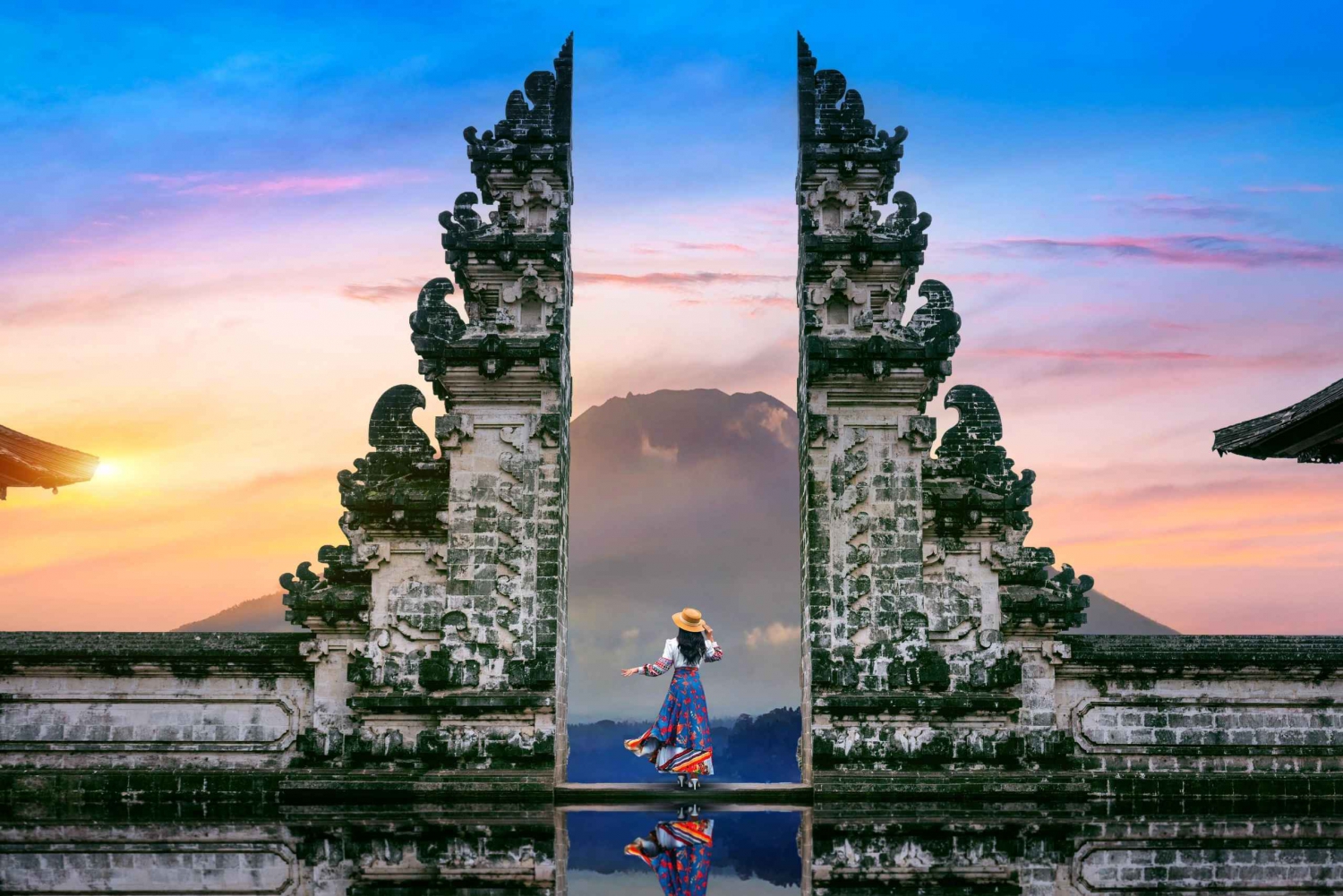 Från Bali: Lempuyang-templet, Tirta gangga, taman ujung
