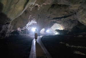 Från Bali: Nusa Penida Manta Point Snorkling och heliga grottor