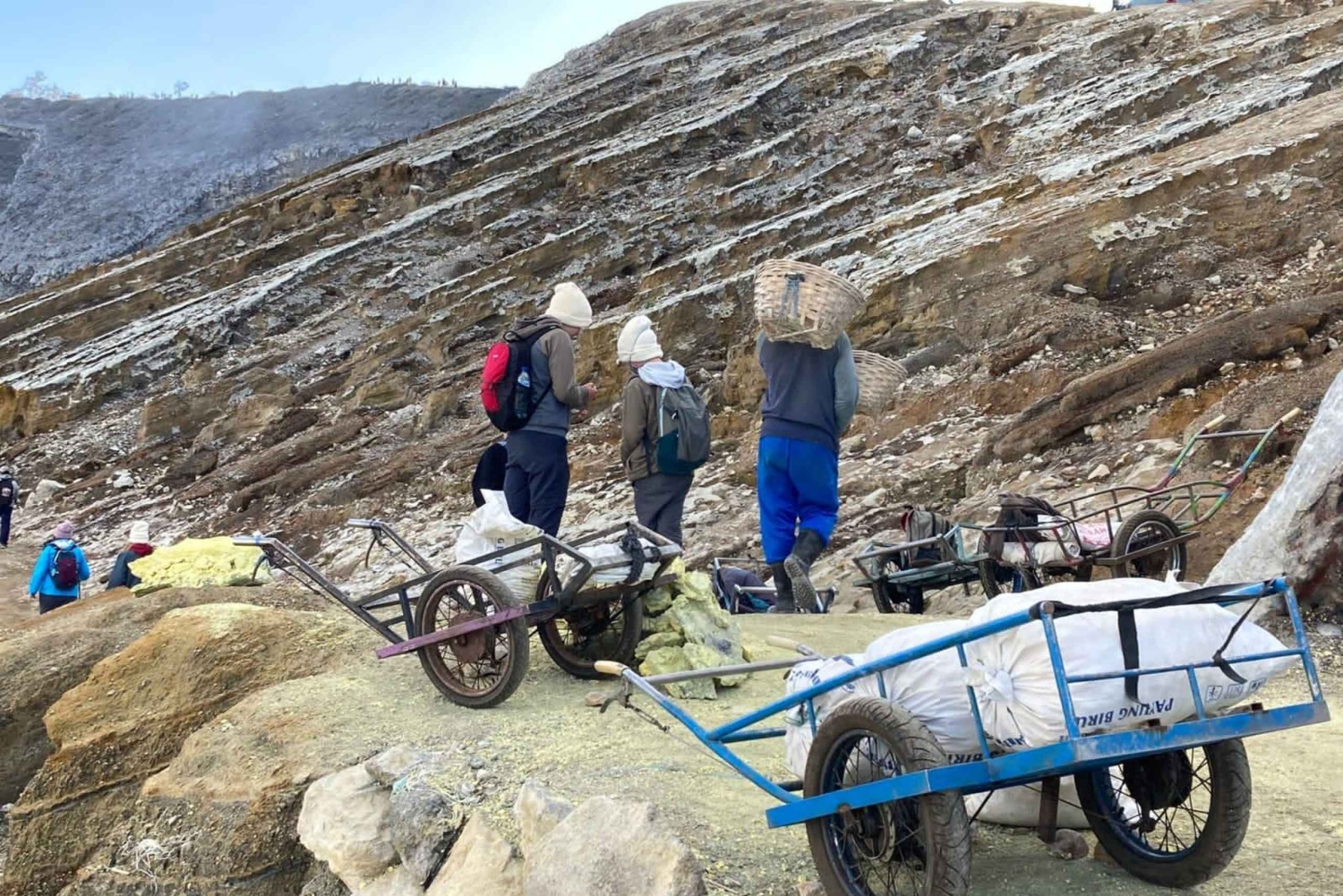 バリ島発：ブロモ山とイジェン山オープントリップ（3日2泊）