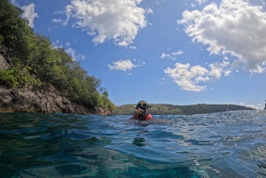 From Bali: Snorkeling at Manta Point Nusa Penida & Land Tour