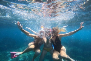 Fra Ceningan: Snorkling med mantarokker og landtur