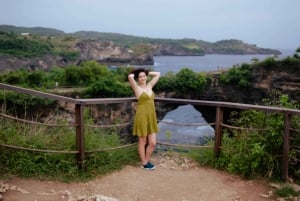 Fra Lembongan: Snorkling ved Manta Point og West Penida-tur