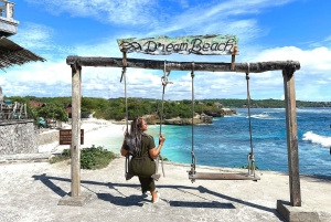 Från Penida: Lembongan-tur med kajakpaddling och lunchbuffé