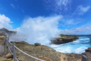 Från Penida: Lembongan-tur med kajakpaddling och lunchbuffé