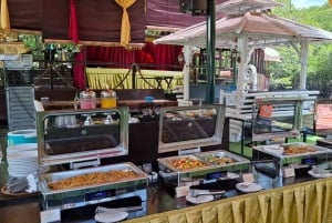 Från Penida: Lembongan-tur med kajakpaddling och lunchbuffé