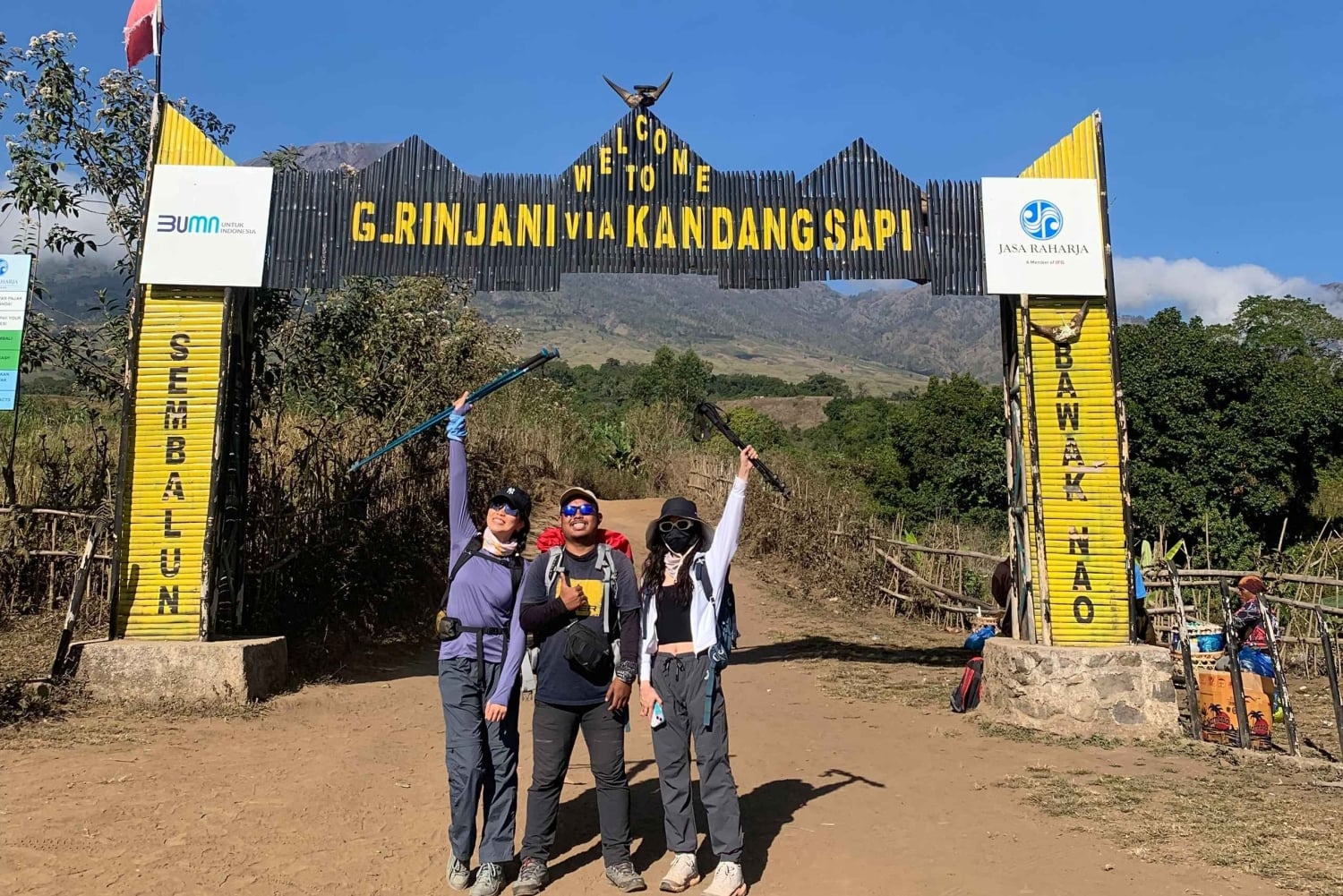 Z Senaru: 2-dniowy trekking na szczyt góry Rinjani