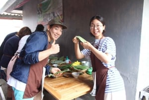 Ubud : Cours de cuisine végétarienne et végétalienne avec visite du marché