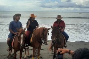 Bali: Ridning på stranden med gratis transport