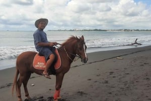 Bali: Ridning på stranden med gratis transport