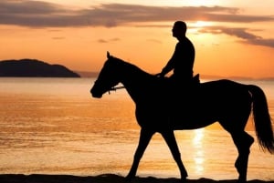 Bali: Ridning på stranden med gratis transport