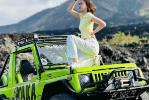 Guidefotograf Ferdighet Mt Batur Jeep 4wd-tur i jeep