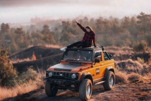 Tour in jeep all'alba a Bali con caffè, altalena, sorgenti termali e altro ancora