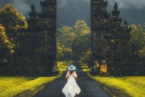 Jumping Sliding at Aling- Aling Waterfall and Handara Gate