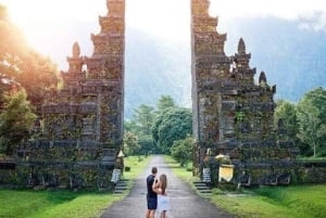 Jumping Sliding at Aling- Aling Waterfall and Handara Gate
