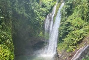 Jumping Sliding at Aling- Aling Waterfall and Handara Gate