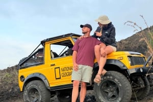 Kintamani: caminhada de jipe ao nascer do sol com fontes termais naturais