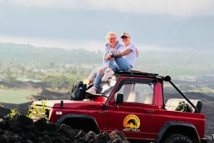 Kintamani: caminhada de jipe ao nascer do sol com fontes termais naturais