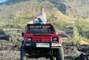 Kintamani: caminhada de jipe ao nascer do sol com fontes termais naturais