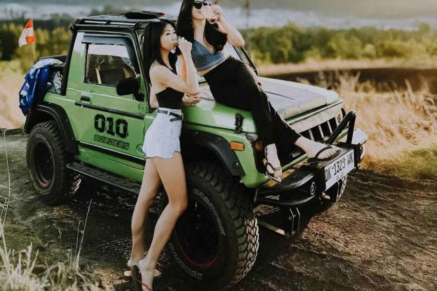 Kintamani: Jeep Tour & River Tubing with coffee plantation