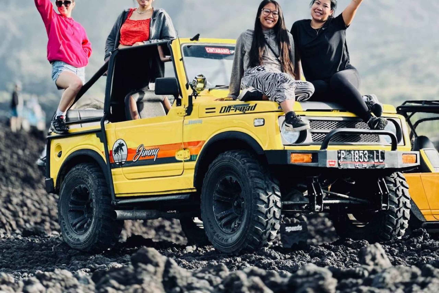 Kintamani: Jeep Tour & River Tubing with coffee plantation