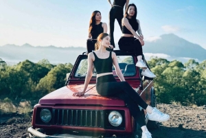 Kintamani: Jeep Tour & River Tubing with coffee plantation