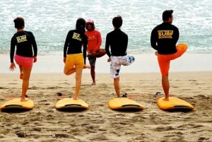 クタ サーフィン レッスン: 2 時間サーフィン レッスン