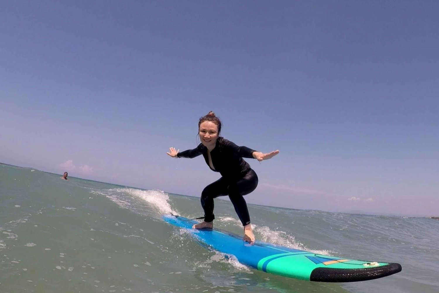 Legian Beach, Bali: Surflektion på nybörjar- eller medelnivå