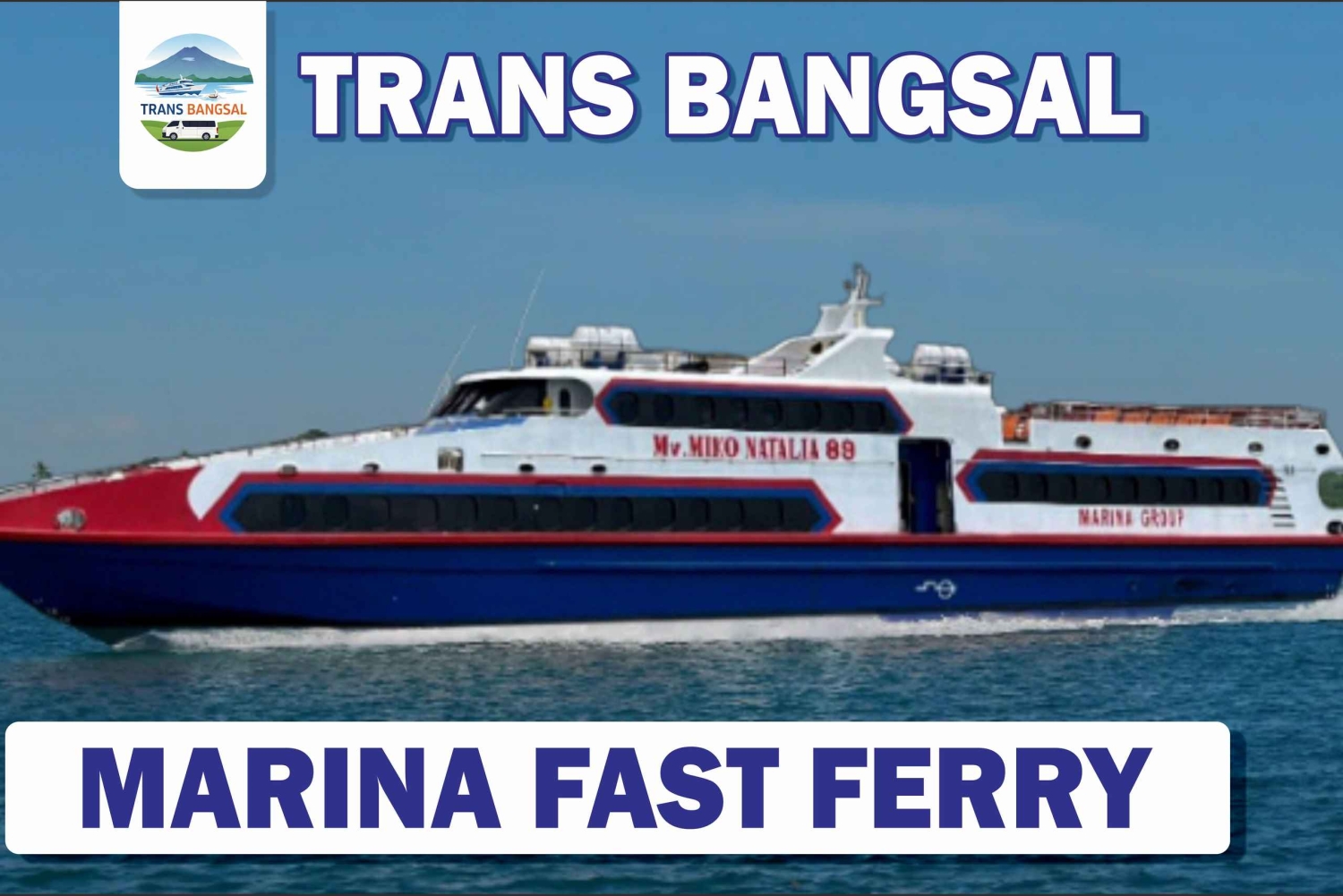 Lombok: Gili-øya ⇄ Nusa Penida komfortabel hurtigbåttur