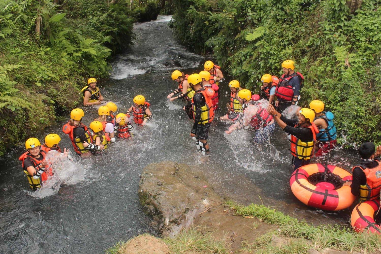 Lombok: River Tubing Adventure with Guide and Transport